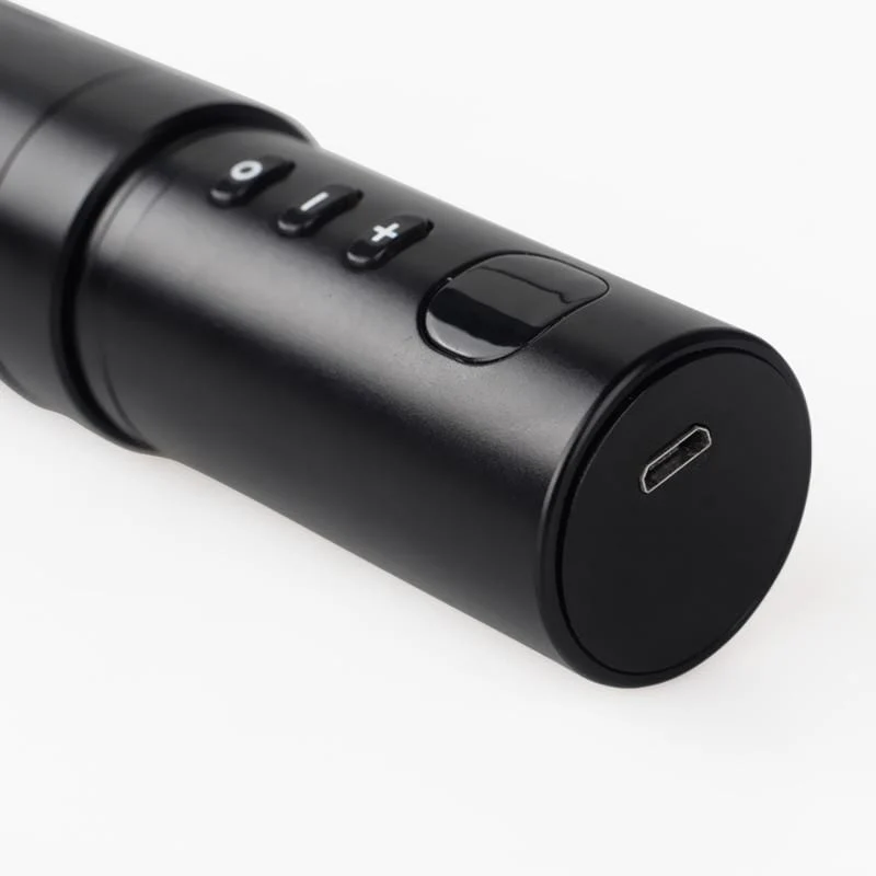 Drahtlose Tattoo-Stift-Maschinenbatterie mit tragbarem bürstenlosem Motor mit digitaler LED-Anzeige Schnellladegerät für Tattoo-Geräte