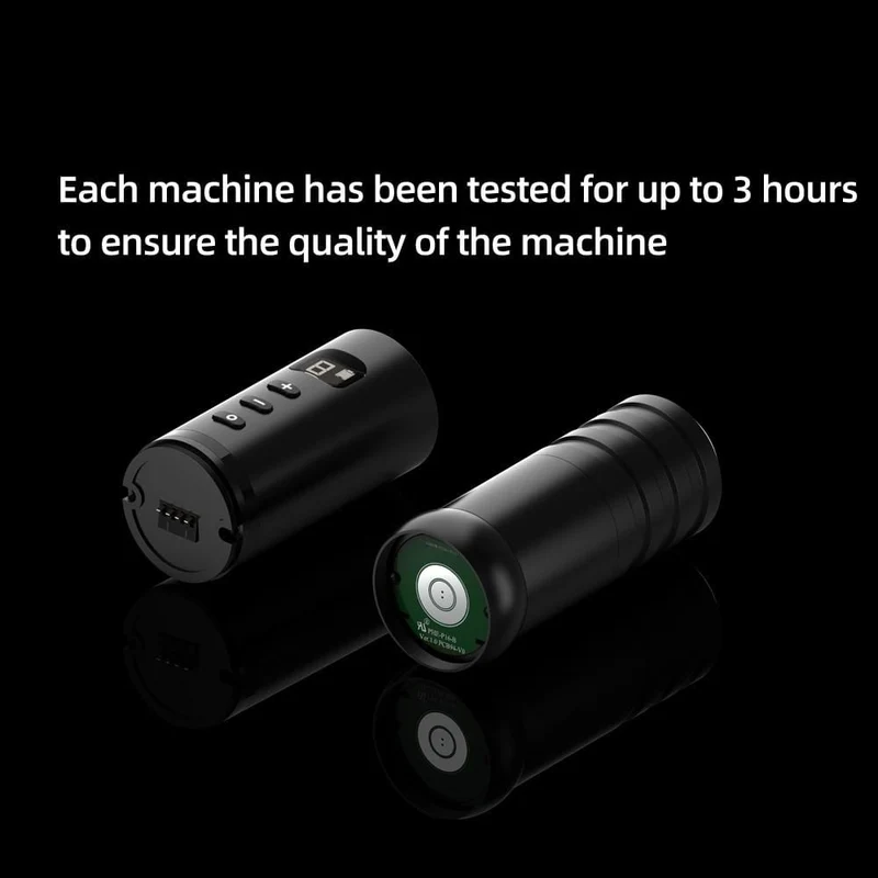 Drahtlose Tattoo-Stift-Maschinenbatterie mit tragbarem bürstenlosem Motor mit digitaler LED-Anzeige Schnellladegerät für Tattoo-Geräte