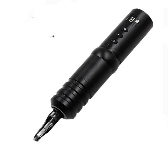 Drahtlose Tattoo-Stift-Maschinenbatterie mit tragbarem bürstenlosem Motor mit digitaler LED-Anzeige Schnellladegerät für Tattoo-Geräte