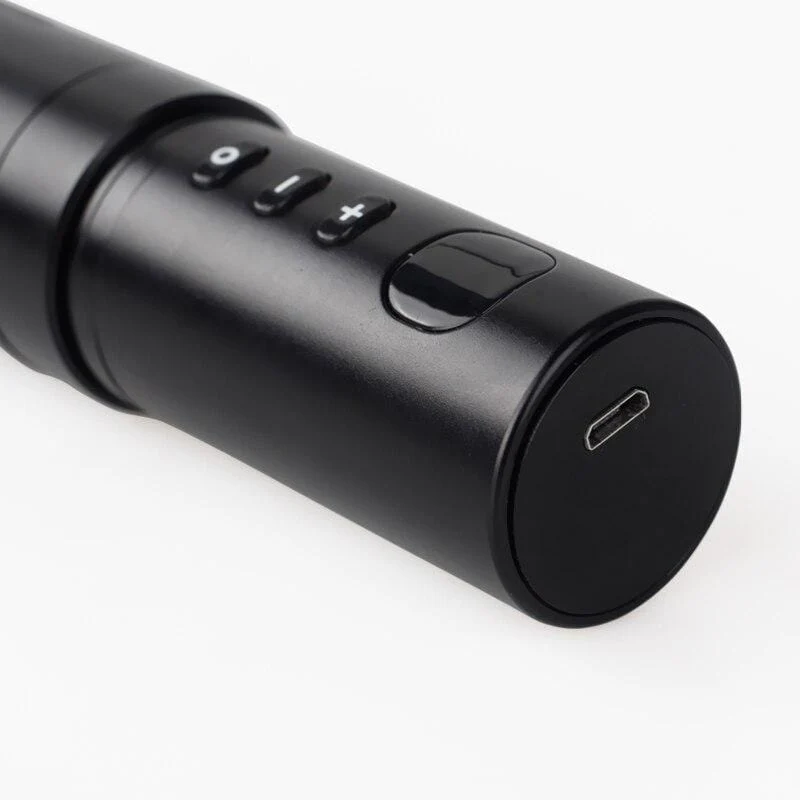 Drahtlose Tattoo-Stift-Maschinenbatterie mit tragbarem bürstenlosem Motor mit digitaler LED-Anzeige Schnellladegerät für Tattoo-Geräte