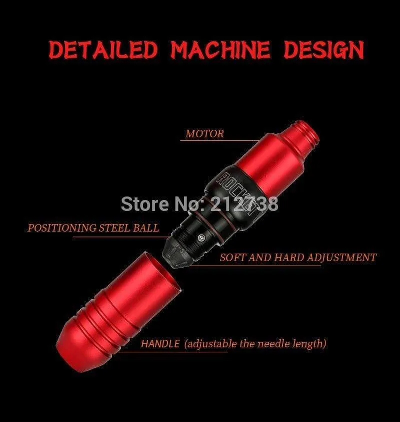 Rocket V3 Pen Rotary Permanent Makeup Japanischer Motor Tattoo-Maschinenstift für Patronennadeln Tätowieren Make-up-Ausrüstung