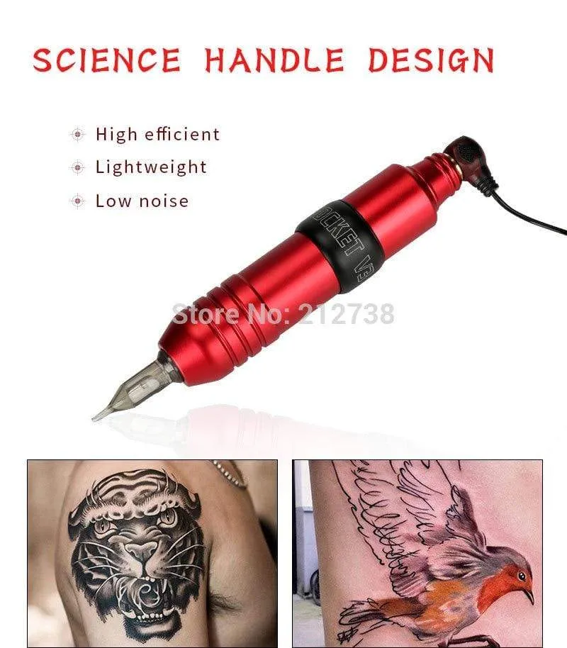 Rocket V3 Pen Rotary Permanent Makeup Japanischer Motor Tattoo-Maschinenstift für Patronennadeln Tätowieren Make-up-Ausrüstung
