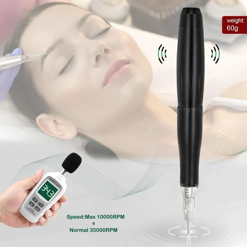 BMX Permanent Make-Up Maschine PMU Tattoo Maschine Kits Professionelle Tattoo Stift Für Augenbrauen Eyeliner Lip Tattoo Set P100LW002