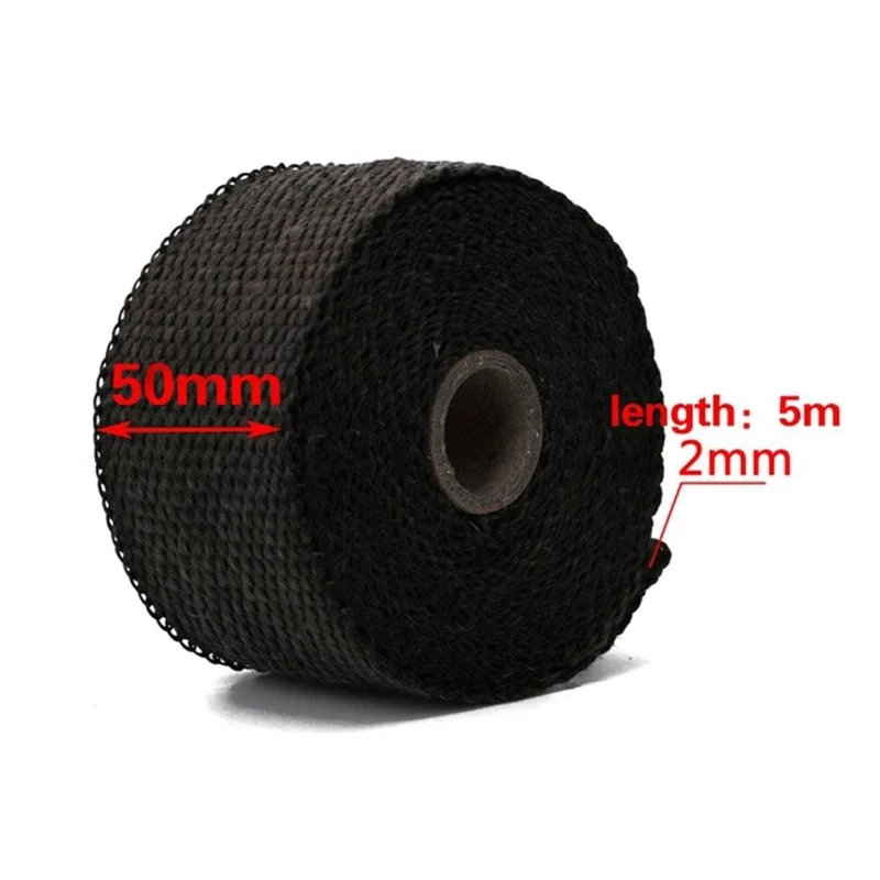 Motorrad Auspuffrohr Schutz Hitzeschild Insulat Wrap Für KAWASAKI Vulcan 900 Zzr 400 Er6F Vulcan 800 Ninja 650 Zx6R 2006