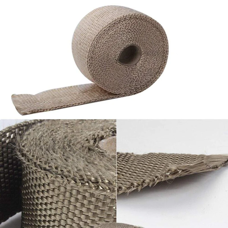 Motorrad Auspuffrohr Schutz Hitzeschild Insulat Wrap Für KAWASAKI Vulcan 900 Zzr 400 Er6F Vulcan 800 Ninja 650 Zx6R 2006