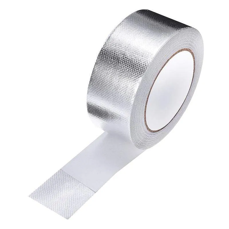 25 mt x 5 cm Auto Motorrad Aluminium Folie Hitzeschild Klebeband Auspuff Wrap Rohr Kanäle Hohe Temperatur Beständig reparatur Band