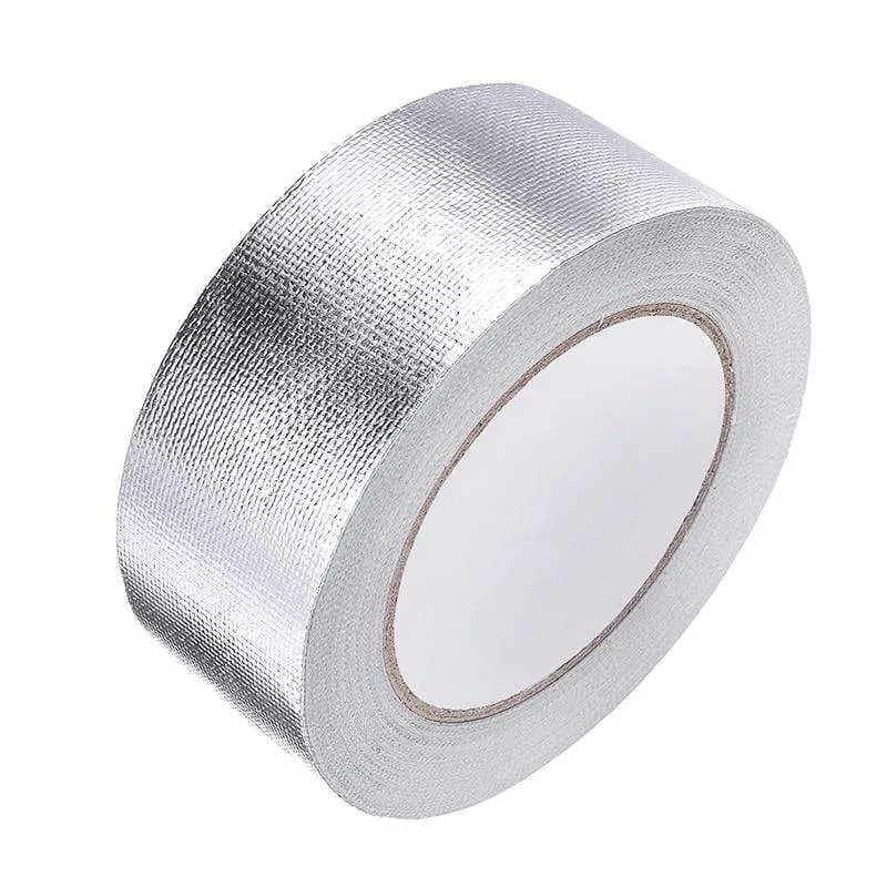 25 mt x 5 cm Auto Motorrad Aluminium Folie Hitzeschild Klebeband Auspuff Wrap Rohr Kanäle Hohe Temperatur Beständig reparatur Band