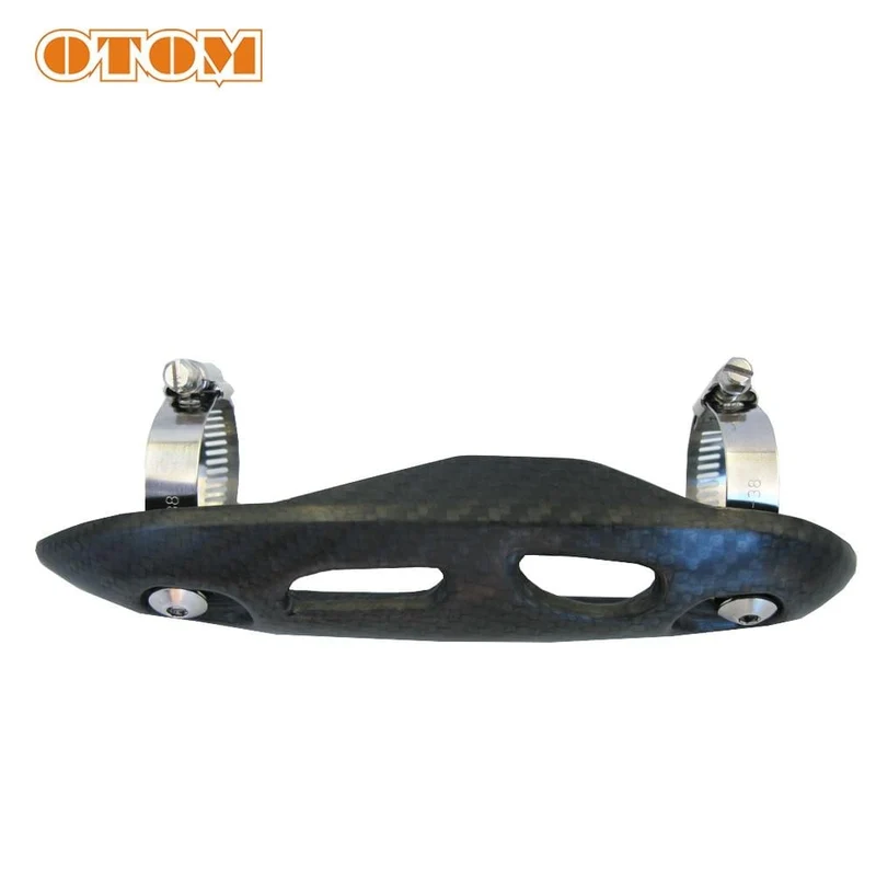 Carbon Fiber Auspuff Rohr Schutz Hitzeschild Abdeckung Schutz Motocross Dirt Street Bike Für KTM HONDA KAWASAKI