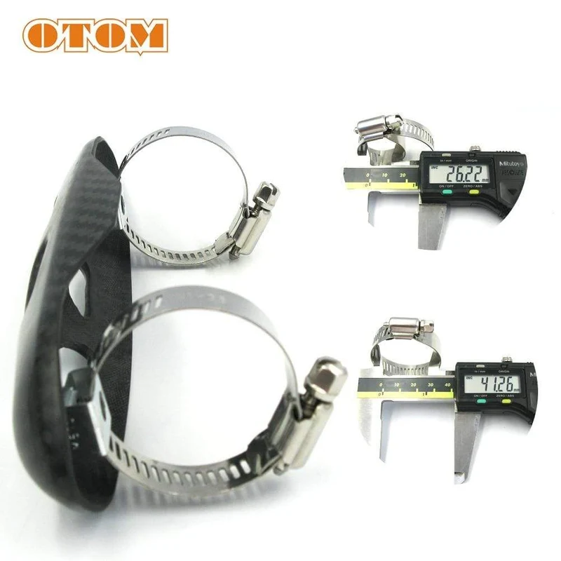 Carbon Fiber Auspuff Rohr Schutz Hitzeschild Abdeckung Schutz Motocross Dirt Street Bike Für KTM HONDA KAWASAKI
