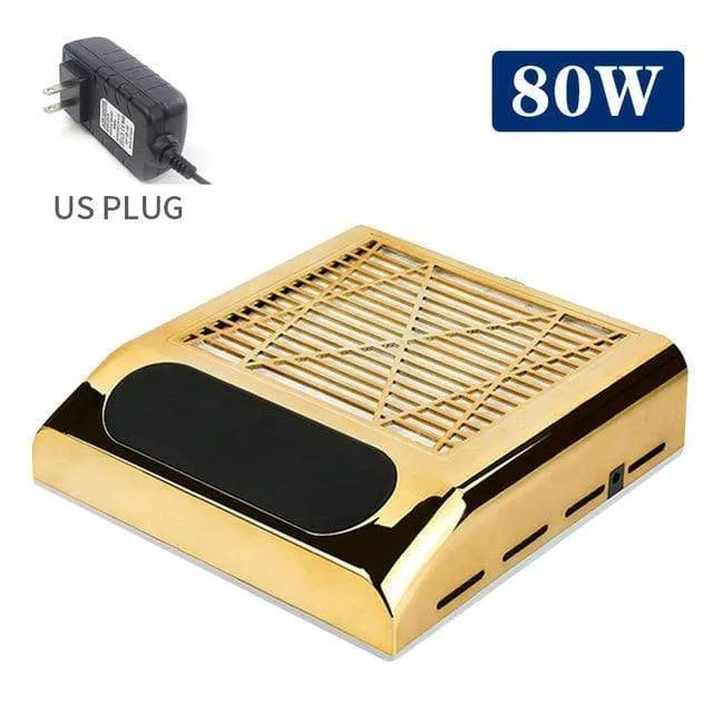 80W Nagel Staub Collector Fan Staubsauger Maniküre Maschine Werkzeuge Mit Filter Starke Leistung Nail art Werkzeug Nagel Staubsauger