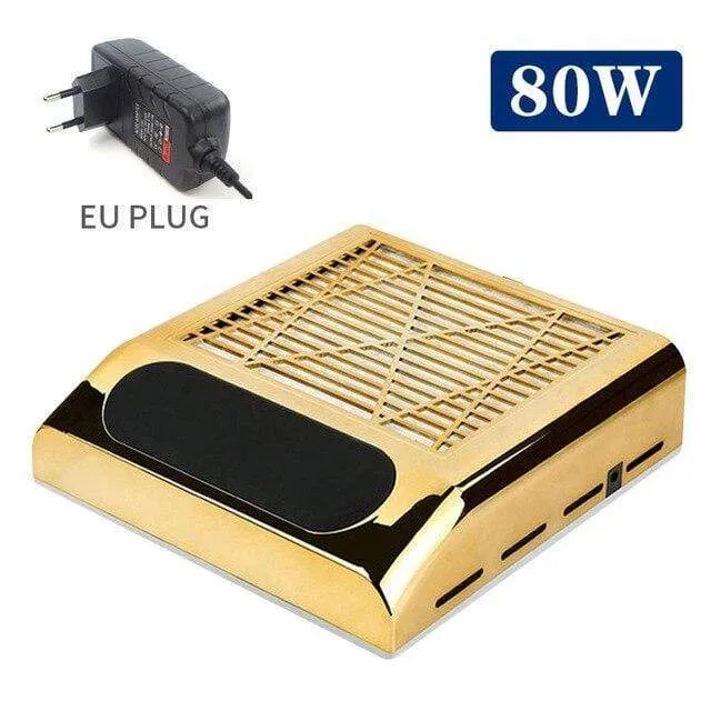 80W Nagel Staub Collector Fan Staubsauger Maniküre Maschine Werkzeuge Mit Filter Starke Leistung Nail art Werkzeug Nagel Staubsauger