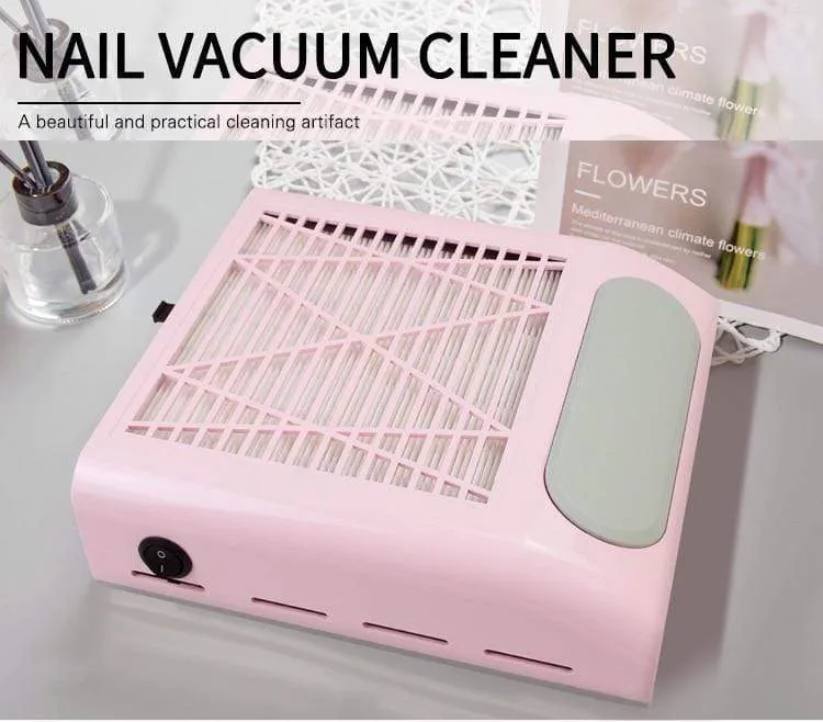 80W Nagel Staub Collector Fan Staubsauger Maniküre Maschine Werkzeuge Mit Filter Starke Leistung Nail art Werkzeug Nagel Staubsauger