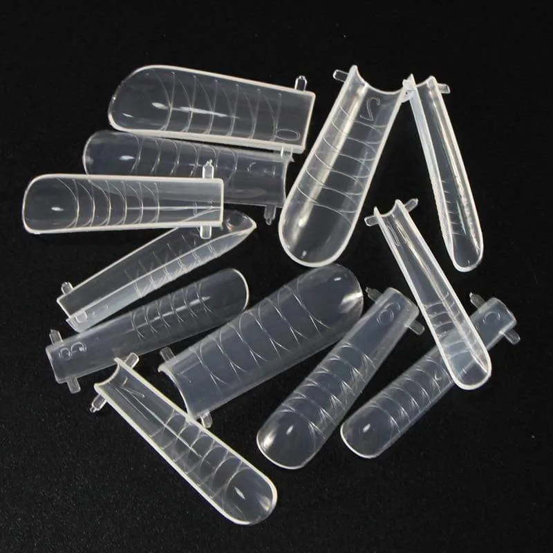 120/60PCS Nagel Formen Kunst Werkzeuge Für UV Gel Schnell Gebäude Erweiterung Formen Top Formen Dual Formen Oberen formen Für Nägel Form