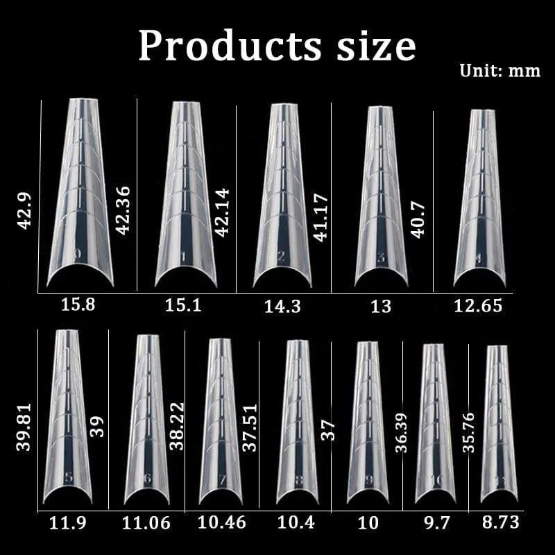 120/60PCS Nagel Formen Kunst Werkzeuge Für UV Gel Schnell Gebäude Erweiterung Formen Top Formen Dual Formen Oberen formen Für Nägel Form