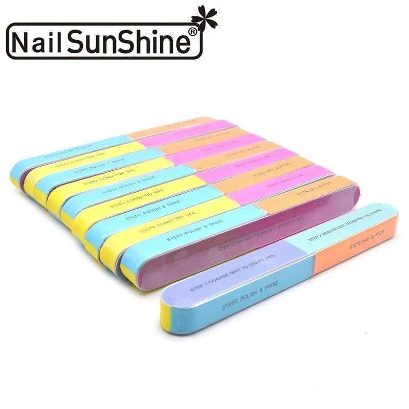5 Teile/los Nagel Schleif Dateien Schwamm Nagel Dateien Puffer Tragbare Pediküre Maniküre Alle UV Gel Nagel Puffer Block Polieren DIY werkzeug