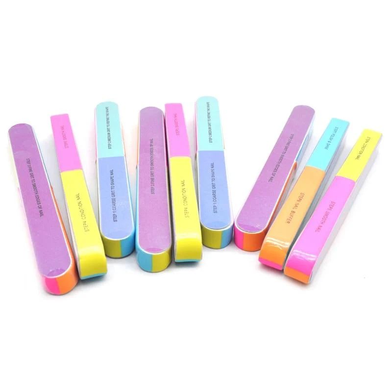 5 Teile/los Nagel Schleif Dateien Schwamm Nagel Dateien Puffer Tragbare Pediküre Maniküre Alle UV Gel Nagel Puffer Block Polieren DIY werkzeug