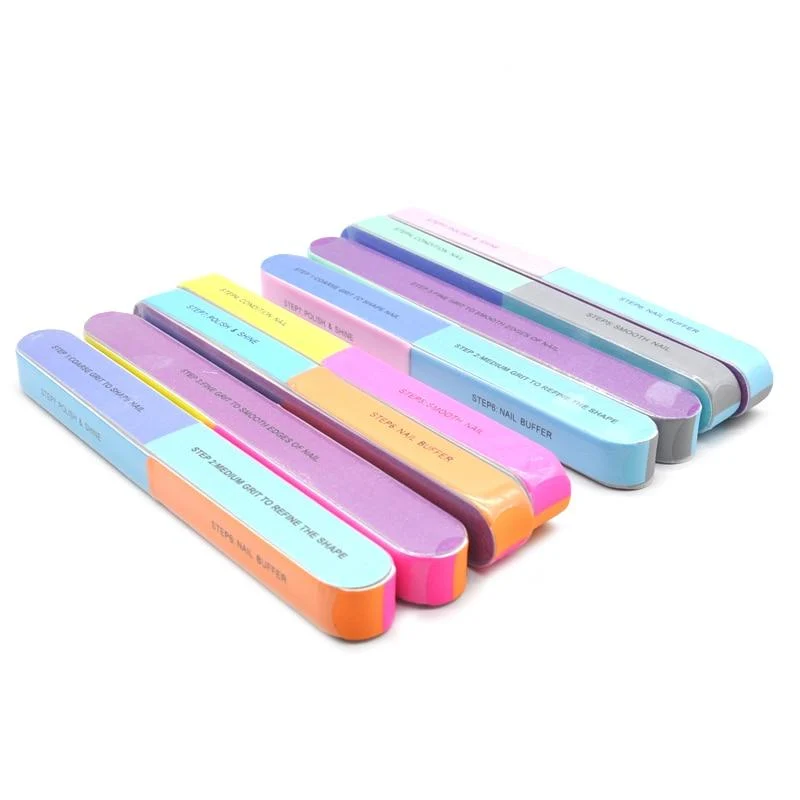 5 Teile/los Nagel Schleif Dateien Schwamm Nagel Dateien Puffer Tragbare Pediküre Maniküre Alle UV Gel Nagel Puffer Block Polieren DIY werkzeug