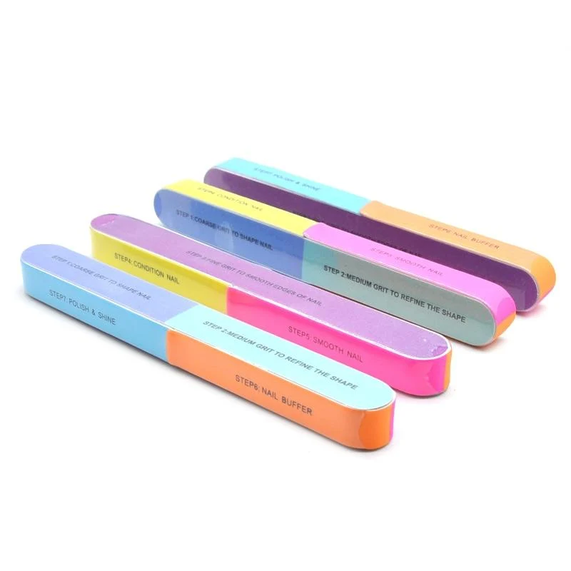 5 Teile/los Nagel Schleif Dateien Schwamm Nagel Dateien Puffer Tragbare Pediküre Maniküre Alle UV Gel Nagel Puffer Block Polieren DIY werkzeug