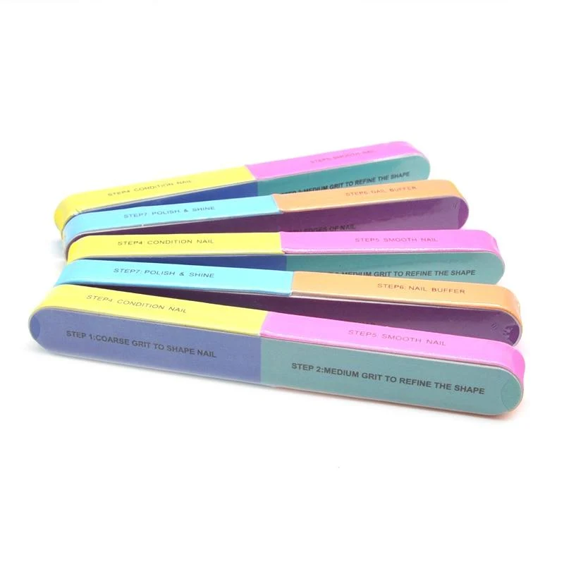 5 Teile/los Nagel Schleif Dateien Schwamm Nagel Dateien Puffer Tragbare Pediküre Maniküre Alle UV Gel Nagel Puffer Block Polieren DIY werkzeug