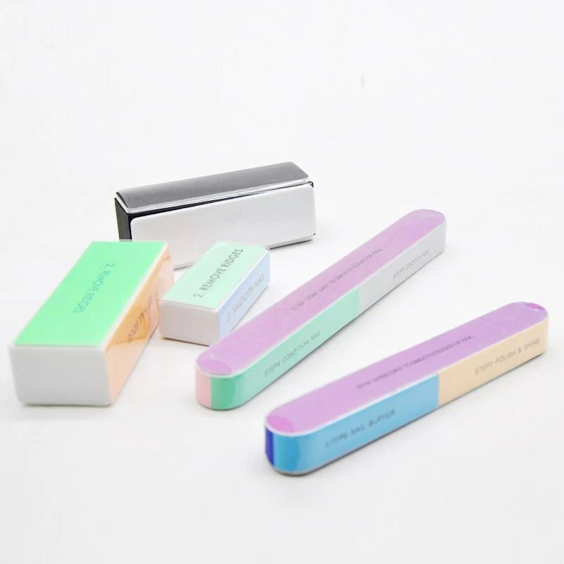 5 Teile/los Nagel Schleif Dateien Schwamm Nagel Dateien Puffer Tragbare Pediküre Maniküre Alle UV Gel Nagel Puffer Block Polieren DIY werkzeug
