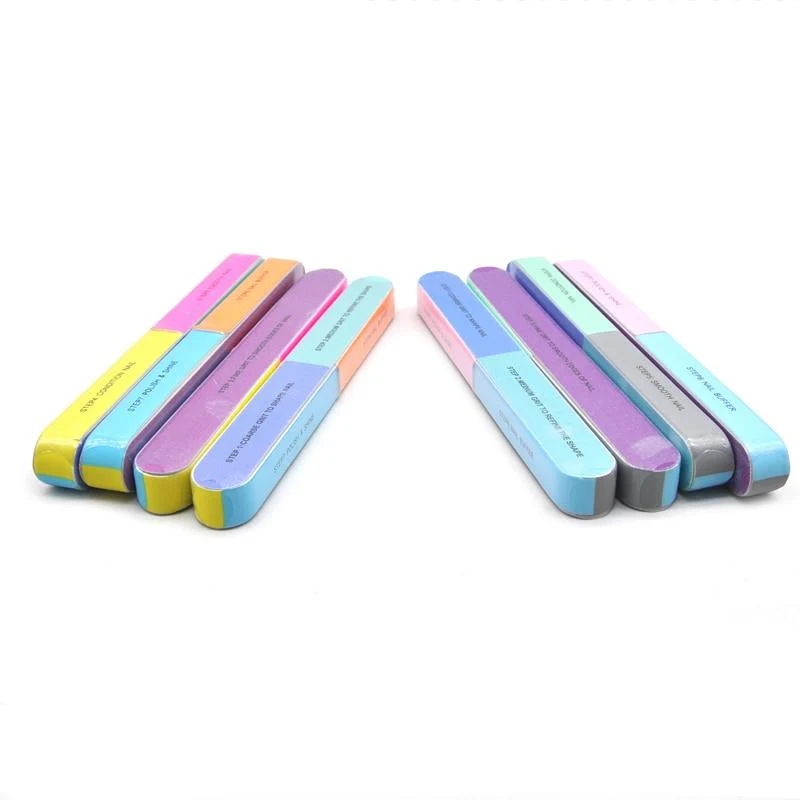 5 Teile/los Nagel Schleif Dateien Schwamm Nagel Dateien Puffer Tragbare Pediküre Maniküre Alle UV Gel Nagel Puffer Block Polieren DIY werkzeug