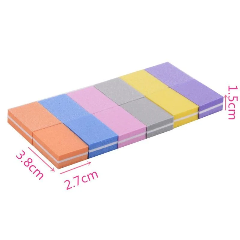 10/20/30/50Pcs Coloful Nagel Schwamm Nagel Datei Puffer Block Polieren Schleifen Professionelle Nagel Werkzeuge doppelseitige Pediküre Maniküre