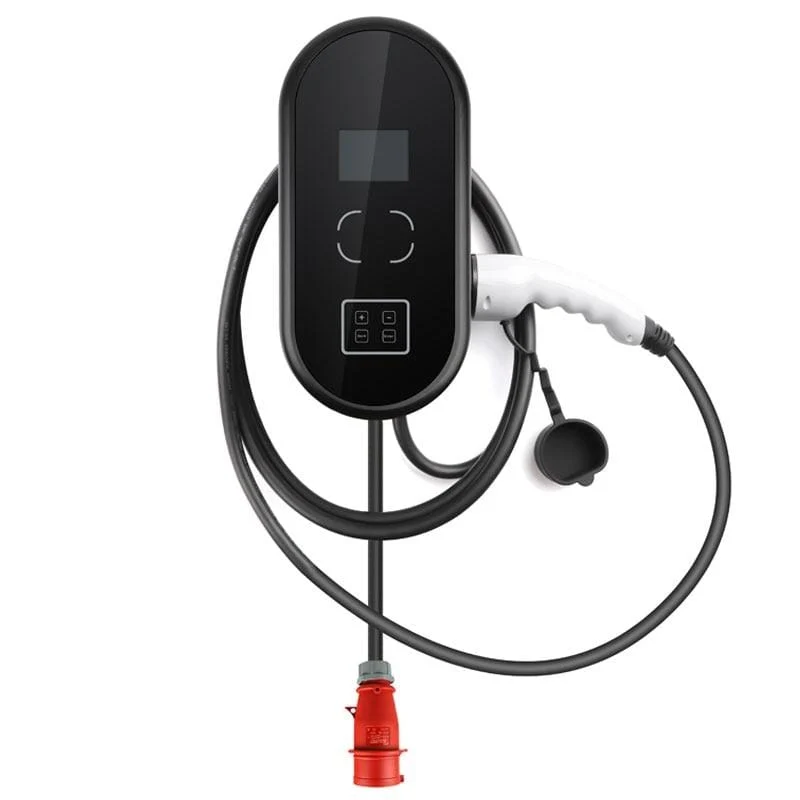 EV-Ladegerät Ladestation für Elektrofahrzeuge EVSE Wallbox mit Typ 2-Kabel 16A 3Phase IEC 62196-2