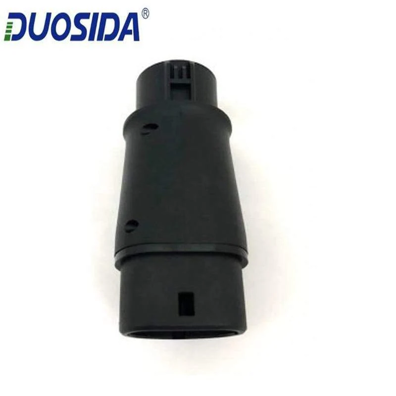 EV-Adapter, 32 Ampere, EV-Ladegerät Typ 1 bis Typ 2, EV-Adapter, Autoladestecker für Elektrofahrzeuge, J1772-Stecker