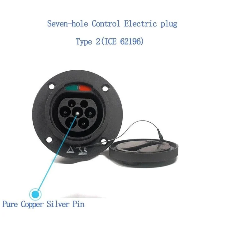 Auto-EV-Ladekabel J1772 Typ 2-Buchse auf Typ 1-Einlass Ev-Ladegerät Elektrofahrzeug-Adapter 32A 1P mit Kabel für Audi, BMW...
