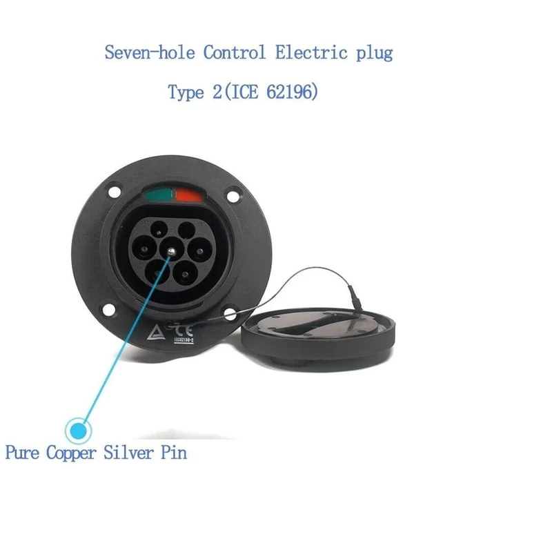 Auto-EV-Ladekabel J1772 Typ 2-Buchse auf Typ 1-Einlass Ev-Ladegerät Elektrofahrzeug-Adapter 32A 1P mit Kabel für Audi, BMW...