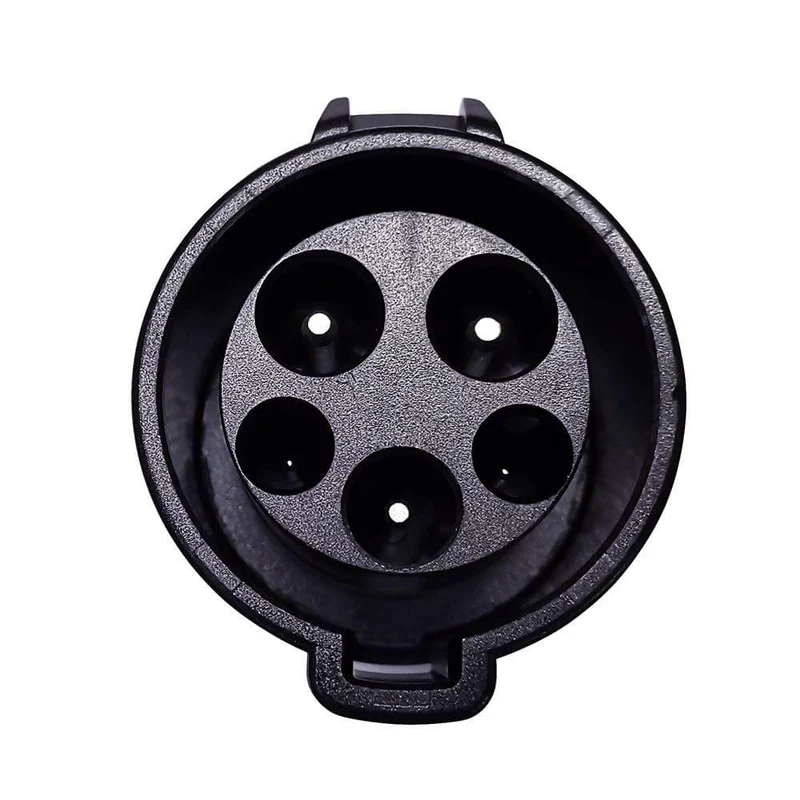 Khons EVSE-Adapter 16A 32A 60A Elektrofahrzeug-EV-Ladegerät SAE J1772-Buchse Typ 1 auf Tesla-Anschluss EV-Adapter zum Laden