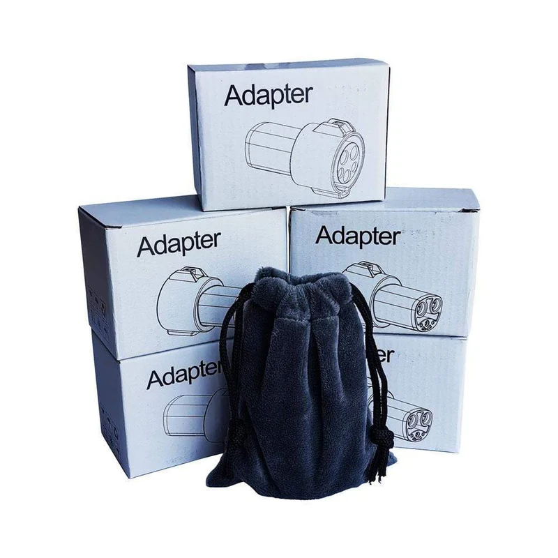 Khons EVSE-Adapter 16A 32A 60A Elektrofahrzeug-EV-Ladegerät SAE J1772-Buchse Typ 1 auf Tesla-Anschluss EV-Adapter zum Laden