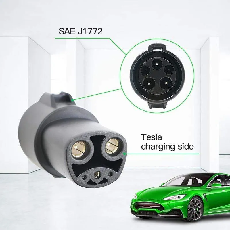 EVSE Tesla Adapter Elektrische Fahrzeug EV Ladegerät J1772 Buchse Typ 1 Zu Tesla Stecker j1772 Adapter Für Tesla Modell X