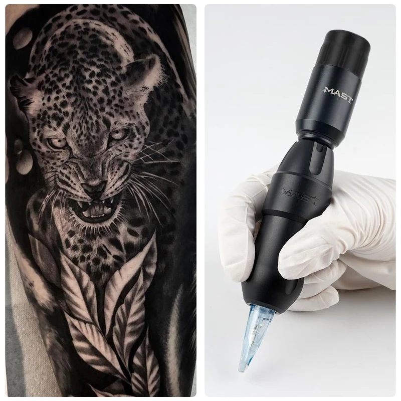 Mast Tour Pro mit kabellosem Akku-Set, Tattoo-Rotationsmaschine, kabelloses Tattoo-Stift-Maschinenzubehör für Tattoo