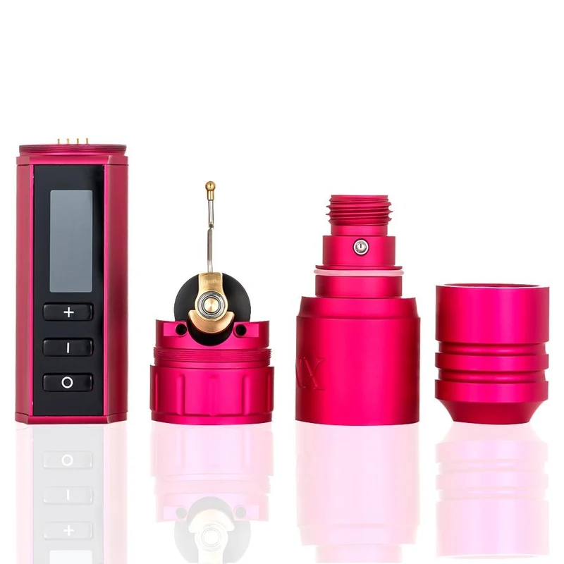 Drahtlose Tattoo-Stift-Maschine Brushless Motor 1950 mAh Lithium-Batterie Schnellladung für Reisemobilität