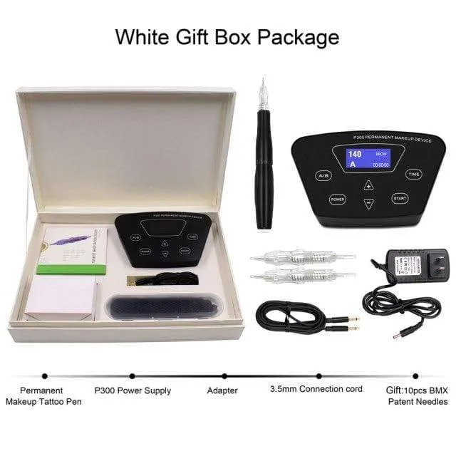 BMX HP100P300 Permanent Make-Up Maschine Rotary Tattoo Maschine Stift Für Augenbraue Eyeliner Lip PMU Maschine Tattoo Kits