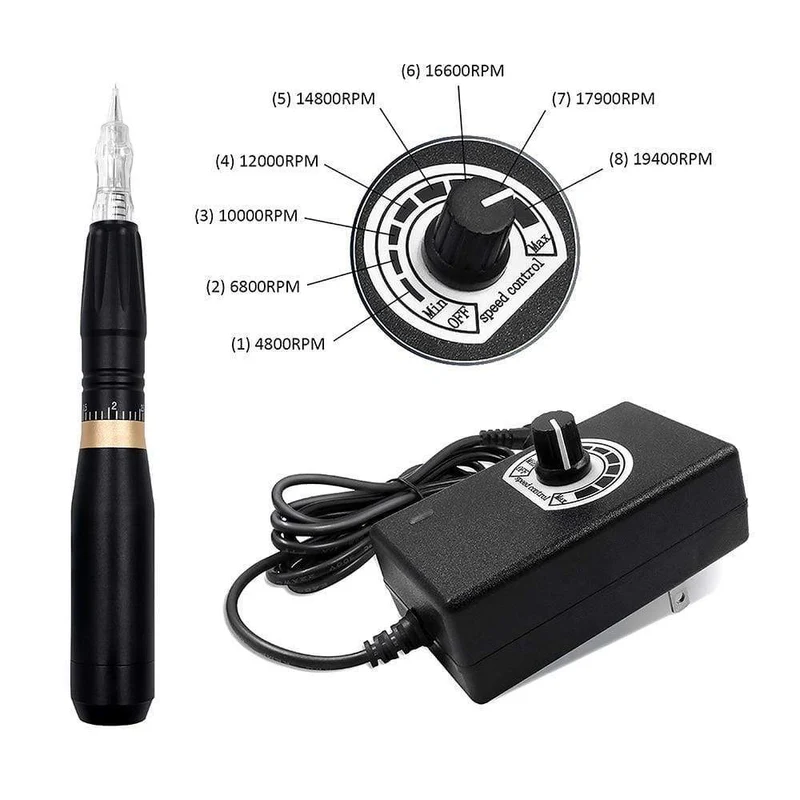 BMX HP100P300 Permanent Make-Up Maschine Rotary Tattoo Maschine Stift Für Augenbraue Eyeliner Lip PMU Maschine Tattoo Kits