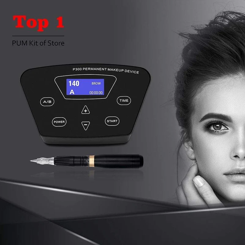 BMX HP100P300 Permanent Make-Up Maschine Rotary Tattoo Maschine Stift Für Augenbraue Eyeliner Lip PMU Maschine Tattoo Kits