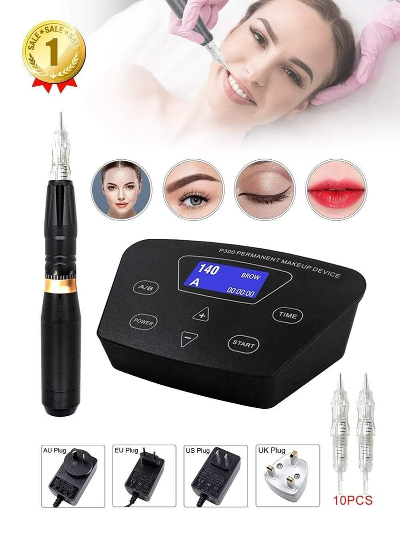 BMX HP100P300 Permanent Make-Up Maschine Rotary Tattoo Maschine Stift Für Augenbraue Eyeliner Lip PMU Maschine Tattoo Kits