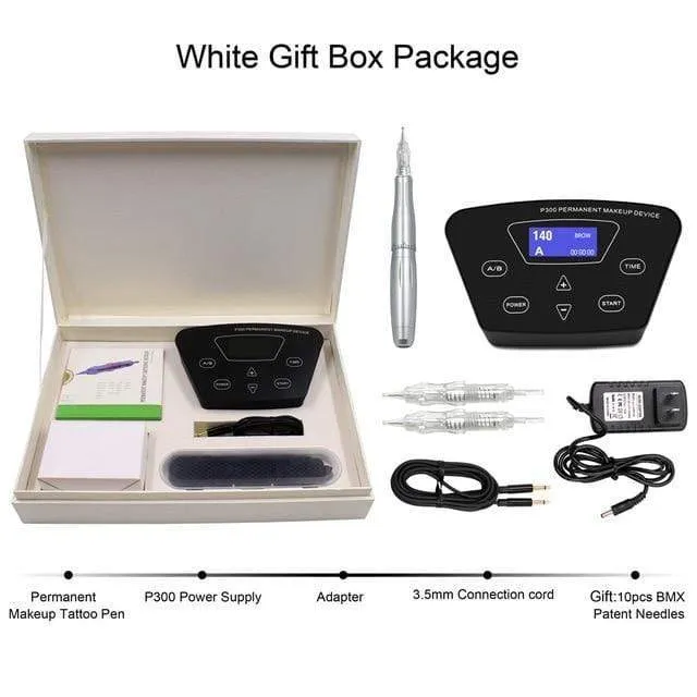 BMX HP100P300 Permanent Make-Up Maschine Rotary Tattoo Maschine Stift Für Augenbraue Eyeliner Lip PMU Maschine Tattoo Kits