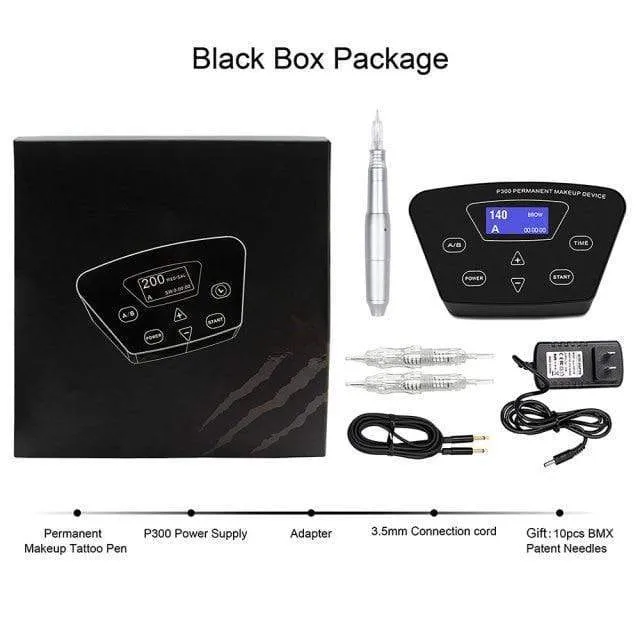BMX HP100P300 Permanent Make-Up Maschine Rotary Tattoo Maschine Stift Für Augenbraue Eyeliner Lip PMU Maschine Tattoo Kits