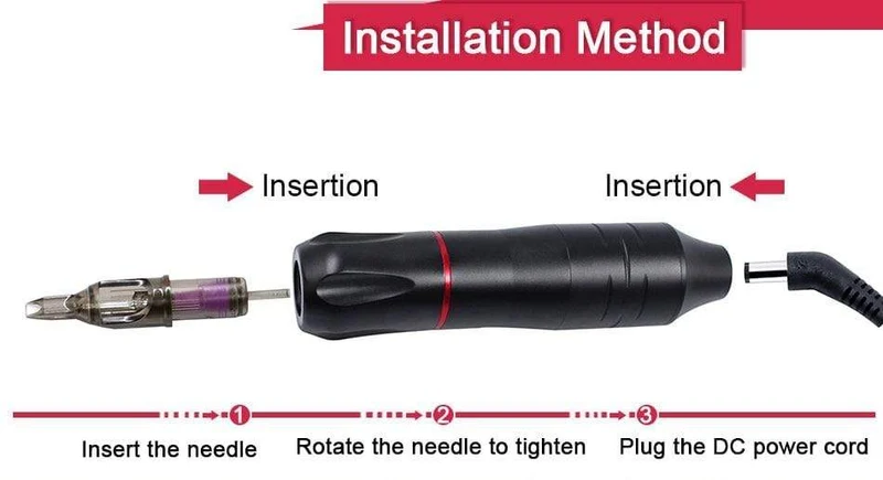 Tattoo-Maschinen-Set, komplettes Rotary-Stift-Augenbrauen-Patrone-Tattoo-Maschinen-Set, professionelle Tattoo-Sets für Tattoo-Körperkunst