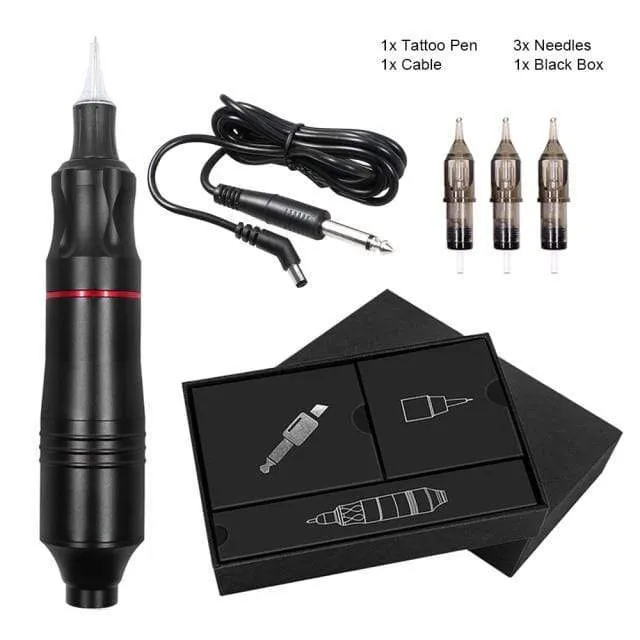 Tattoo-Maschinen-Set, komplettes Rotary-Stift-Augenbrauen-Patrone-Tattoo-Maschinen-Set, professionelle Tattoo-Sets für Tattoo-Körperkunst