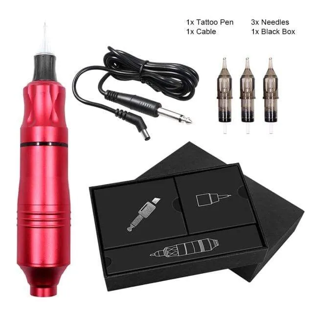 Tattoo-Maschinen-Set, komplettes Rotary-Stift-Augenbrauen-Patrone-Tattoo-Maschinen-Set, professionelle Tattoo-Sets für Tattoo-Körperkunst
