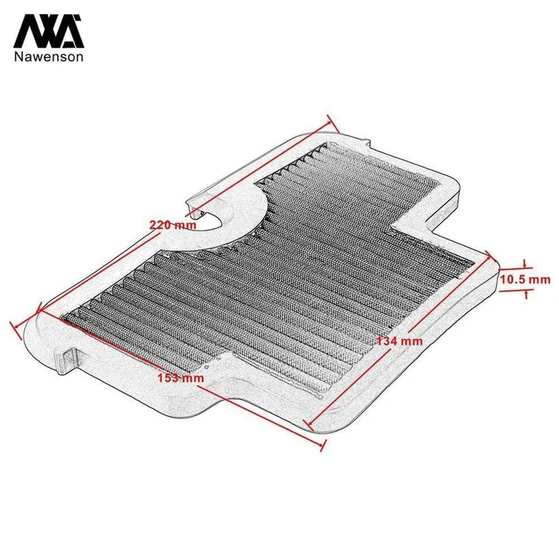 Air Intake Reiniger Für Kawasaki Versys 650 2007-2013 ER-6N ER6F 2006-2008 Ninja 650R 2006-2008 Motorrad ersatz Luftfilter