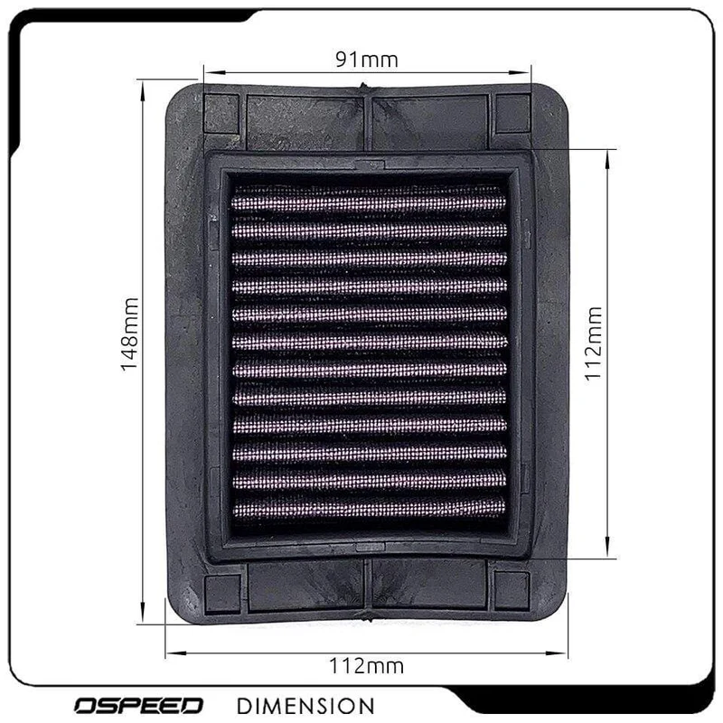 Für Yamaha MT03 MT25 YZF R3 R25 Tmax 530 500 2019-2008 Motorradteile Luftfilter Ansaugfilter Ersatzgemisch Luftfilter