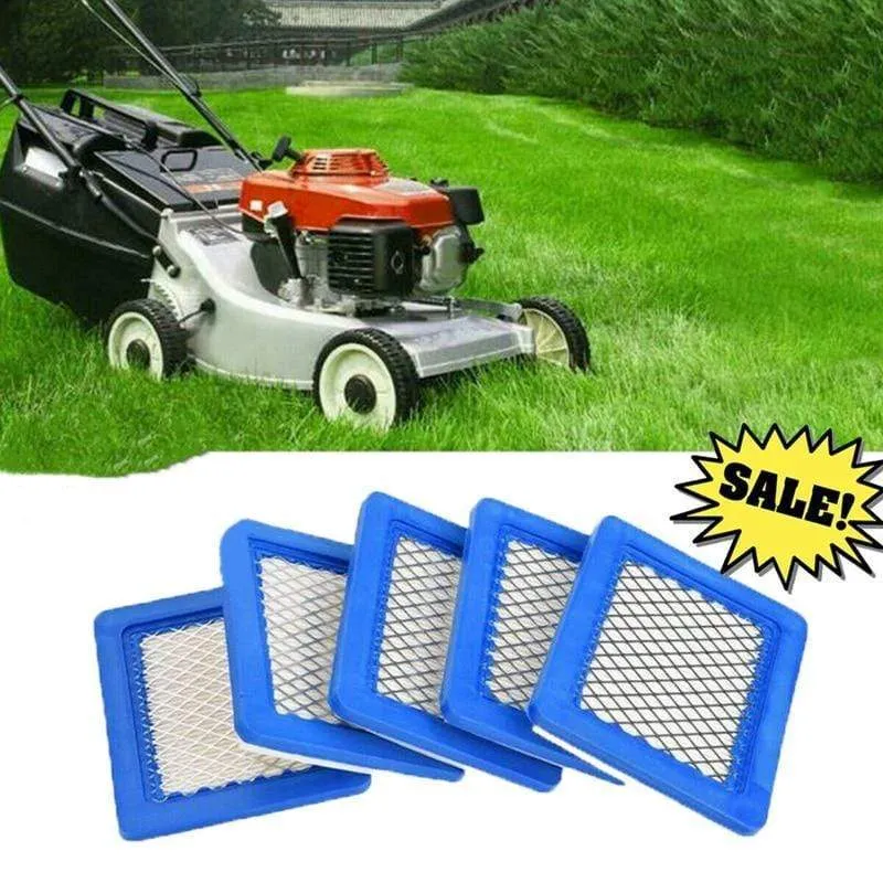 5 Stücke Luftfilter Rasenmäher Filter für Briggs & Stratton 491588 491588S 399959
