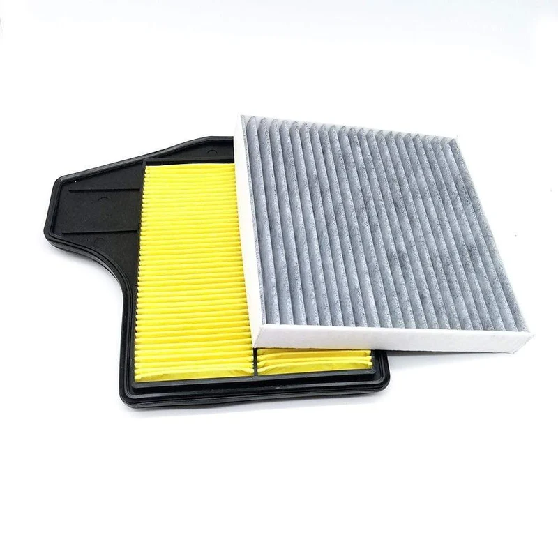 Yubao COMBO Neuer Motor & karbonisierter Innenraumluftfilter für 2013–2018 Nissan Altima L4 2.5 l