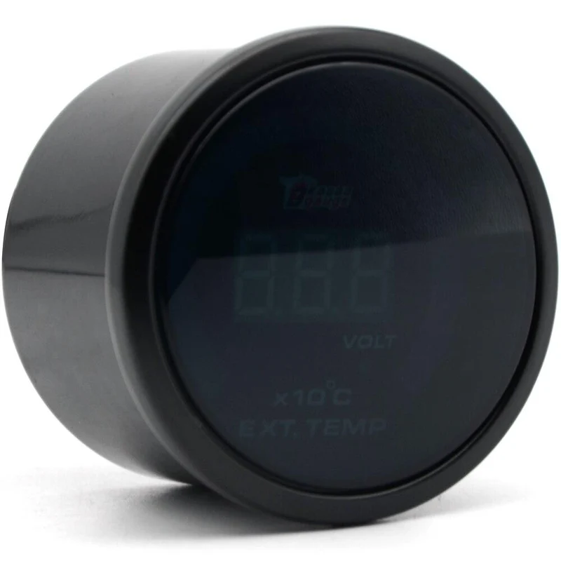 DRAGON GAUGE 2" 52mm Boost/Wassertemperatur/Öltemperatur/Öldruck/Drehzahlmesser/Volt/Luft/Kraftstoffverhältnis/EGT/Vakuummeter Digital+Gauge Pods