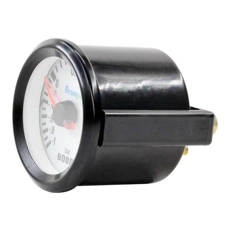 Round Earth 52mm Blaues Licht Auto Auto Turbo Boost Gauge Turbin -1 ~ 2 Bar Zeigeruhr Vakuuminstrument Meter Pods Kostenloser Versand